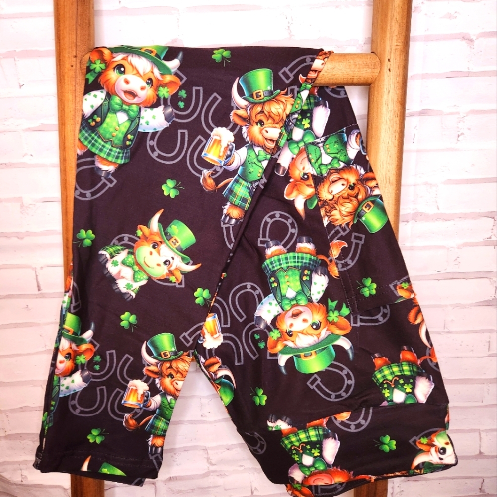 ST PATS COWS leggings w/ pockets